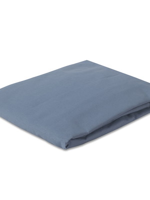 Lençol avulso com elástico para berço americano cinza jeans