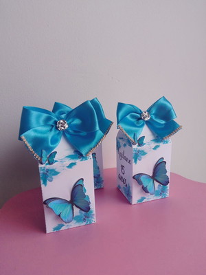 Caixa borboleta personalizada 3d