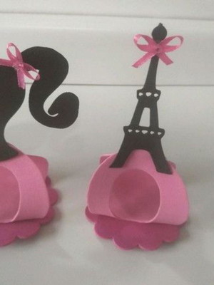 Porta bombom rosa rosa