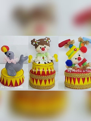 Circo em feltro kit