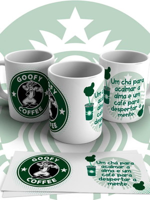 Caneca pateta café starbucks