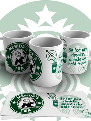 Caneca merida café starbucks