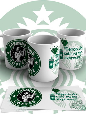 Caneca jasmine café starbucks