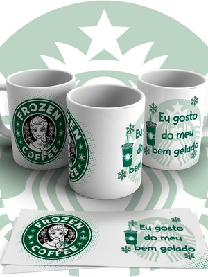 Caneca frozen café starbucks