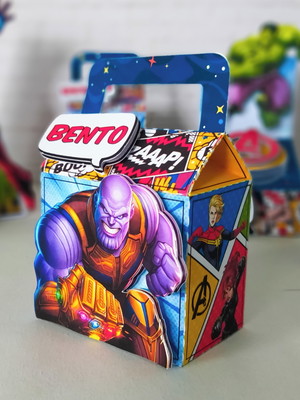 Caixa com alça os vingadores