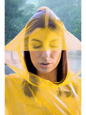 100 unidades capa de chuva - personalizado