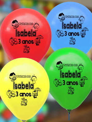 Bexiga personalizada turma da monica toy