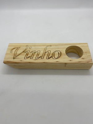 Porta vinho pinus