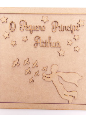 Quadrinho infantil mdf cru