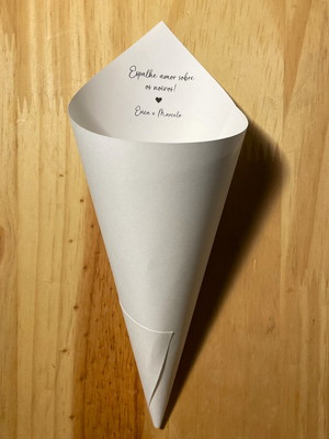 Cone espalhe amor - montado