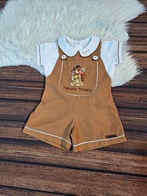 Kit jardineira simba personalizado