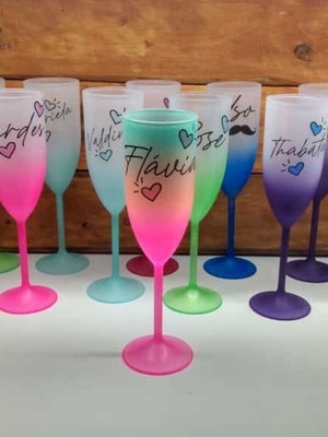 Taça champanhe personalizada