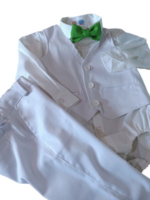 Conjunto terno bebê branco