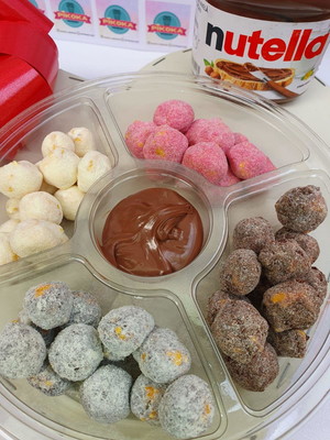 Roleta nutela 4 sabores ( pipoca gourmet)