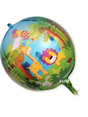 Balão metalizado safari 55cm atacado
