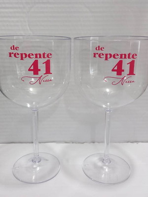 50 taças de gin 580ml personalizadas