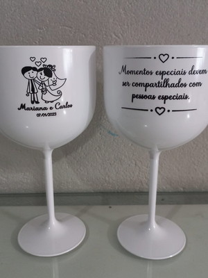 50 taças de gin 580ml personalizadas