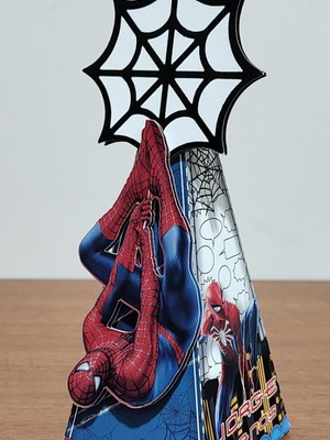 Caixa cone homem aranha 2.0 - foto real
