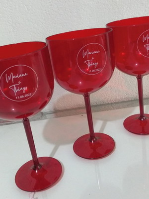 50 taças de gin baby 450ml personalizadas