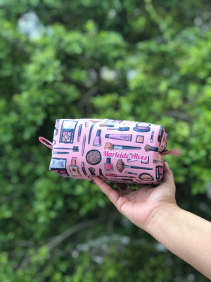 Necessaire box porta maquiagem personalizada com nome