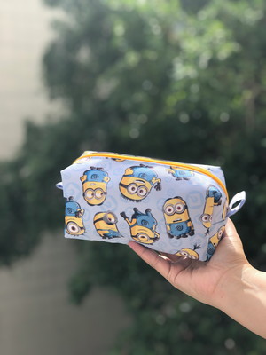 Necessaire box organizadora infantil personalizada minions