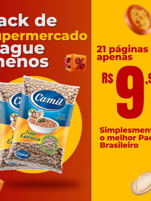Pack de supermercado do canva
