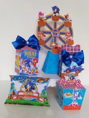 Personalizados sonic 60 itens