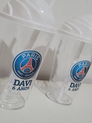 Lembraincinha psg paris saint germain copo chantilly 500ml