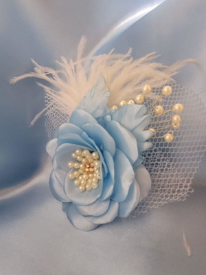 Fascinator azul serenity