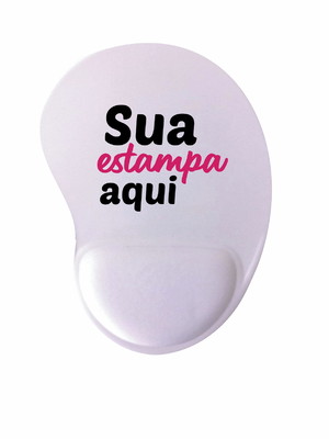 Mouse pad gota com apoio arte personalizada