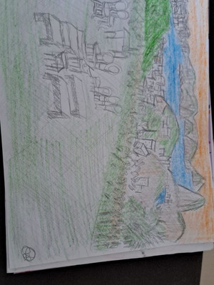 Paisagem a lápis