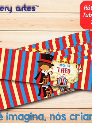Rótulo adesivo tubolata (7x10) circo