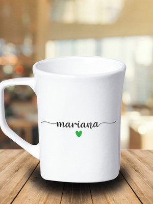 Caneca porcelana quadrada 160ml personalizadas