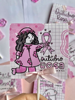 Pirulito outubro rosa