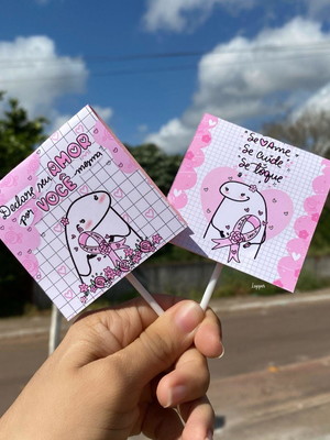 Pirulito outubro rosa