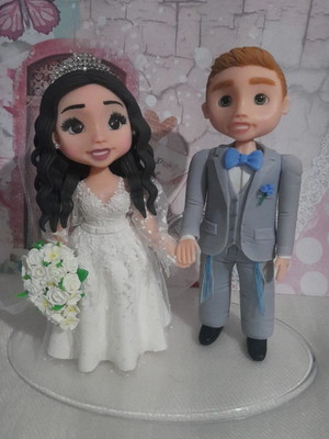 Topo de bolo casamento personalizado
