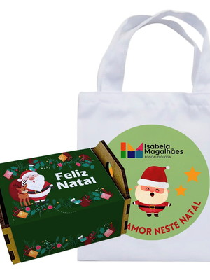 Al350 - brinde eco caixote cinta personalizada e sacolinha