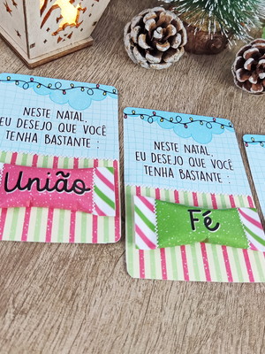 Card com balinha- feliz natal