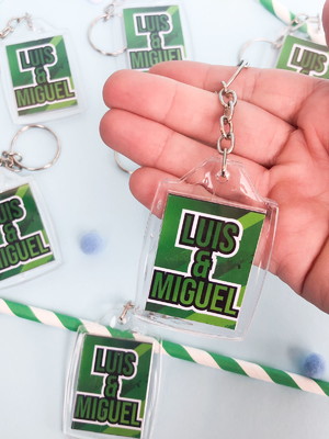 Chaveiro acrílico personalizado