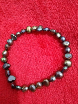 Pulseira pérola de água doce