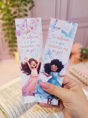 Marca página marcador de bíblia e livro personalizado