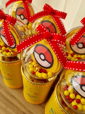 Lembrancinha pokemon 5 tubolatas
