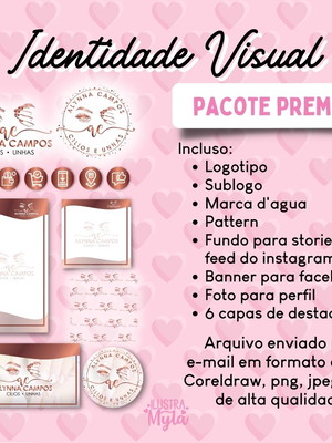 Identidade visual pacote premium
