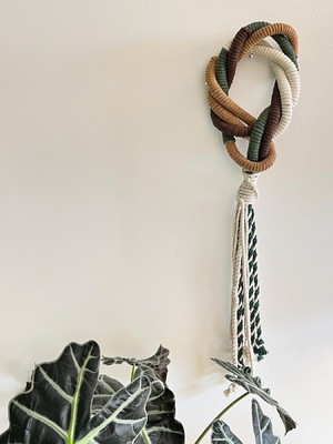 Escultura de parede twist