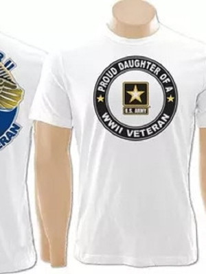 Camiseta segunda guerra mundial veterano