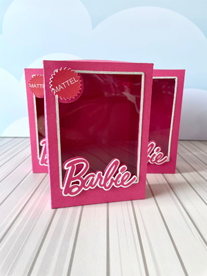 Caixa barbie com visor