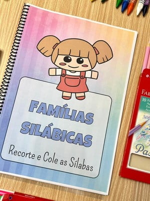 Apostila famílias silábicas recorte e cole