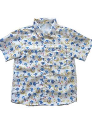 Camisa infantil sonic tema aniversário menino