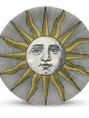 Prato de parede sol de fornasetti color