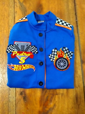 Camisa hotwheels fantasia infantil personalizada